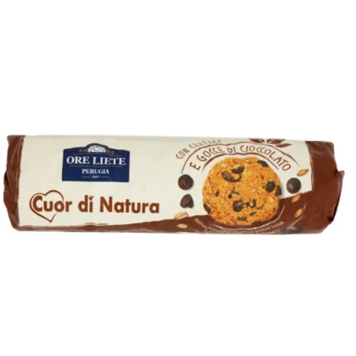 Ore Liete печенье злаковое с шоколадом, 250 гр, уценка